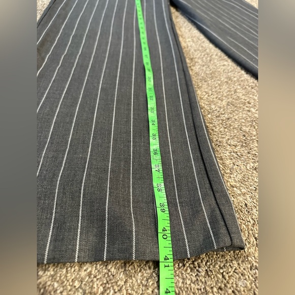 Abercrombie & Fitch Gray Pinstripe Trousers - Picture 10 of 11